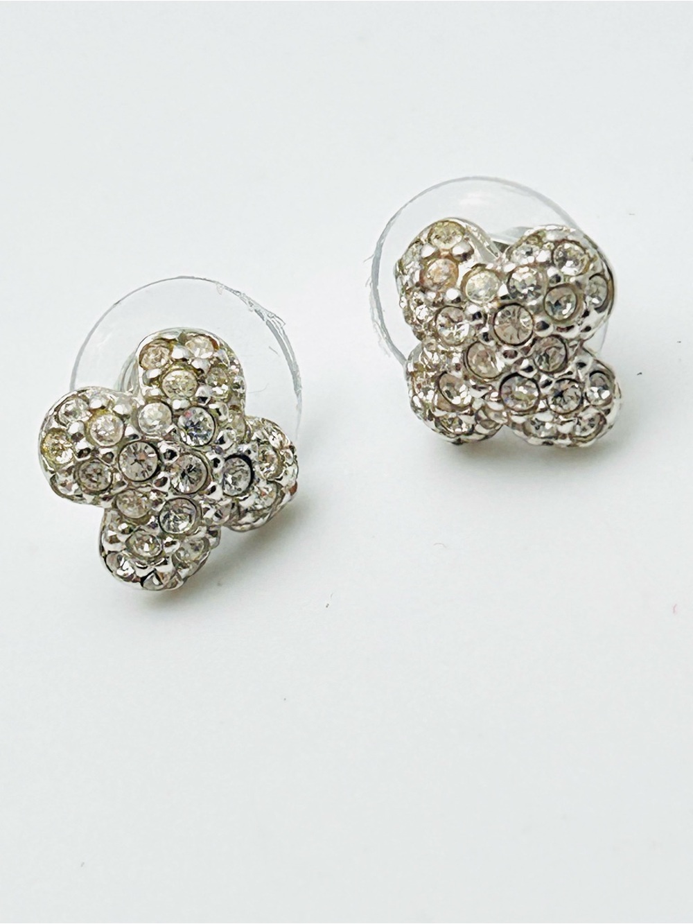 Swarovski Crystal Pave Stud Earrings